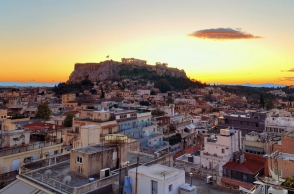 Άποψη της Αθήνας από ψηλά 