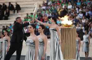 Ολυμπιακή Φλόγα: Εικόνες από την τελετή στο Καλλιμάρμαρο
