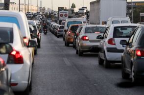 Κίνηση στους κεντρικούς οδικούς άξονες του λεκανοπεδίου