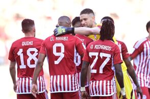 Οι παίκτες του Ολυμπιακού