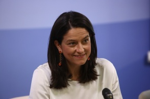 Η υπουργός Εσωτερικών, Νίκη Κεραμέως