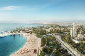 Μακέτα για το έργο της Lamda Development στο Ελληνικό