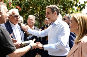 Μητσοτάκης από Χίο: Τι είπε για τις ευρωεκλογές και την πολιτική σταθερότητα 