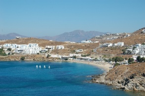 Εικόνα από περιοχή της Μυκόνου