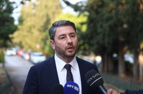 Ο πρόεδρος του ΠΑΣΟΚ - ΚΙΝΑΛ, Νίκος Ανδρουλάκης