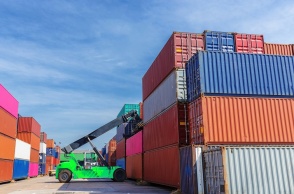 Κοντέινερ και φορτωτής