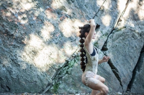 Στιγμιότυπο από περφόρμανς της Linda Bolsakova