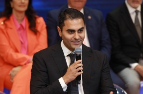 Ο υποψήφιος ευρωβουλευτής της ΝΔ, Ορέστης Ομράν - Κουκουβιτάκης