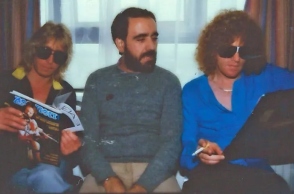 Mick Ronson, Ian Hunter με τον Γιάννη Πετρίδη