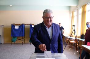 Ευρωεκλογές 2024: Ψήφισε στη Νέα Ιωνία ο Δημήτρης Κουτσούμπας