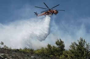 Φωτιά τώρα στις Ερυθρές Αττικής
