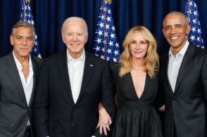 Τζο Μπάιντεν: Συγκέντρωσε πάνω από 30 εκατ. δολάρια σε εκδήλωση στο Λος Άντζελες - Στη σκηνή του Peacock Theater Μπαράκ Ομπάμα, Τζορτζ Κλούνεϊ, Τζούλια Ρόμπερτς