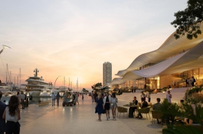 H Riviera Galleria φέρει την υπογραφή του κορυφαίου, διεθνούς φήμης Ιάπωνα αρχιτέκτονα Kengo Kuma