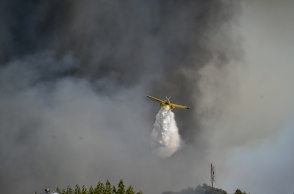 Φωτιά στη Ροδόπη στην περιοχή Αμπελάκια