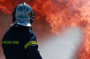 Φωτιά σε εξέλιξη στην Ξυλαγανή Ροδόπης - Επιχειρούν δυνάμεις της Πυροσβεστικής με επίγεια και εναέρια μέσα.