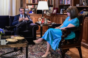 Κυριάκος Μητσοτάκης - Κατερίνα Σακελλαροπούλου