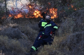Φωτιά τώρα στη Μαγούλα Ελευσίνας