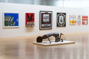 Άποψη της έκθεσης "Δημοκρατία" στην Εθνική Πινακοθήκη