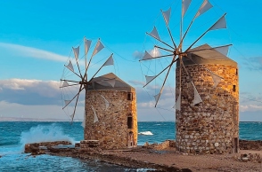 Χίος: ανεμόμυλοι