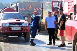 Κινητοποίηση της πυροσβεστικής για την κατάσβεση φωτιάς