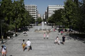 Μια μέρα στην Αθήνα με καύσωνα