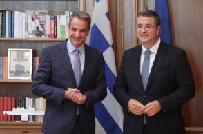 ΣΥΝΑΝΤΗΣΗ ΤΟΥ ΚΥΡΙΑΚΟΥ ΜΗΤΣΟΤΑΚΗ ΜΕ ΤΟΝ ΑΠΟΣΤΟΛΟ ΤΖΙΤΖΙΚΩΣΤΑ