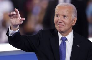 Ο Τζο Μπάιντεν στο συνέδριο των Δημοκρατικών