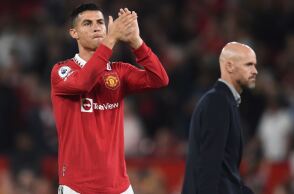 Έρικ Τεν Χαγκ και Κριστιάνο Ρονάλντο