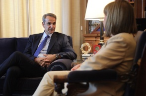 Κυριάκος Μητσοτάκης - Κατερίνα Σακελλαροπούλου