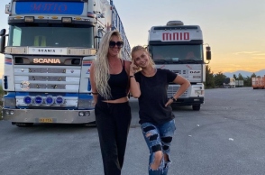 Γνωρίσαμε τις δύο νεαρές νταλικέρισσες Έλενα Παντοπούλου και Μαρία Μπινιόλα  