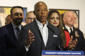 Ο δήμαρχος της Νέας Υόρκης, Έρικ Άνταμς