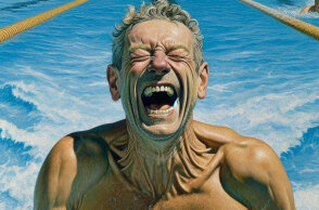 Ο μπούμερ στο κολυμβητήριο