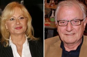 Η Αγγελική Νικολούλη αποχαιρετά τον Κώστα Χαρδαβέλλα