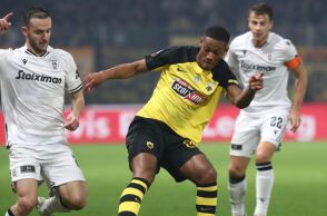 Στιγμιότυπο από το ΑΕΚ-ΠΑΟΚ