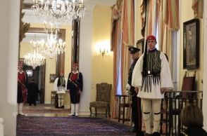 Στιγμιότυπο από το Προεδρικό Μέγαρο