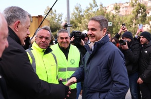 Ο Κυριάκος Μητσοτάκης στη Θεσσαλονίκη