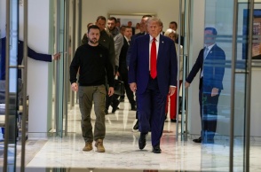 Βολοντίμιρ Ζελένσκι και Ντόναλντ Τραμπ