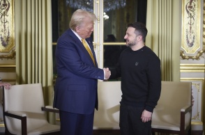 Βολοντίμιρ Ζελένσκι και Ντόναλντ Τραμπ