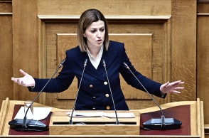 Η αναπληρώτρια υπουργός Υγείας, Ειρήνη Αγαπηδάκη