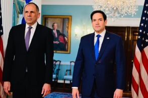 Γεραπετρίτης μετά τη συνάντηση με Ρούμπιο: Θα συνεχίσουμε να μιλάμε με όλους