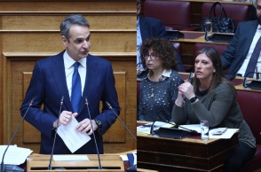 Κυριάκος Μητσοτάκης και Ζωή Κωνσταντοπούλου