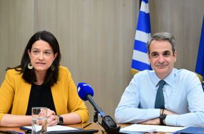 Μητσοτάκης από το υπουργείο Εργασίας: Στηρίζουμε το διαθέσιμο εισόδημα όλων των συμπολιτών μας