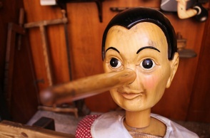 Πινόκιο με μεγάλη μύτη