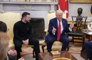 Ντόναλντ Τραμπ και Βολοντίμιρ Ζελένσκι