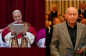 Όταν ο Θανάσης Βέγγος συνάντησε στην Κολομβία τον νέο Πάπα 