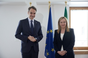 Κυριάκος Μητσοτάκης και Τζόρτζια Μελόνι