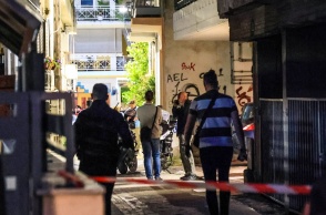 Το σημείο του εγκλήματος στη Λάρισα