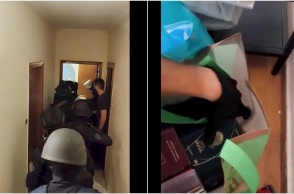 Εικόνες από την επιχείρηση για τη συμμορία πλαστογράφων στο κέντρο της Αθήνας