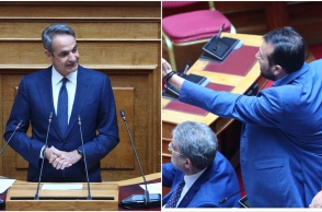 Κυριάκος Μητσοτάκης και Νίκος Παππάς