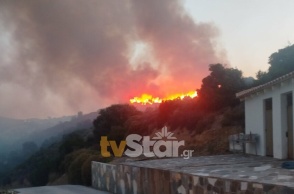 Οριοθετήθηκε η φωτιά στην Εύβοια